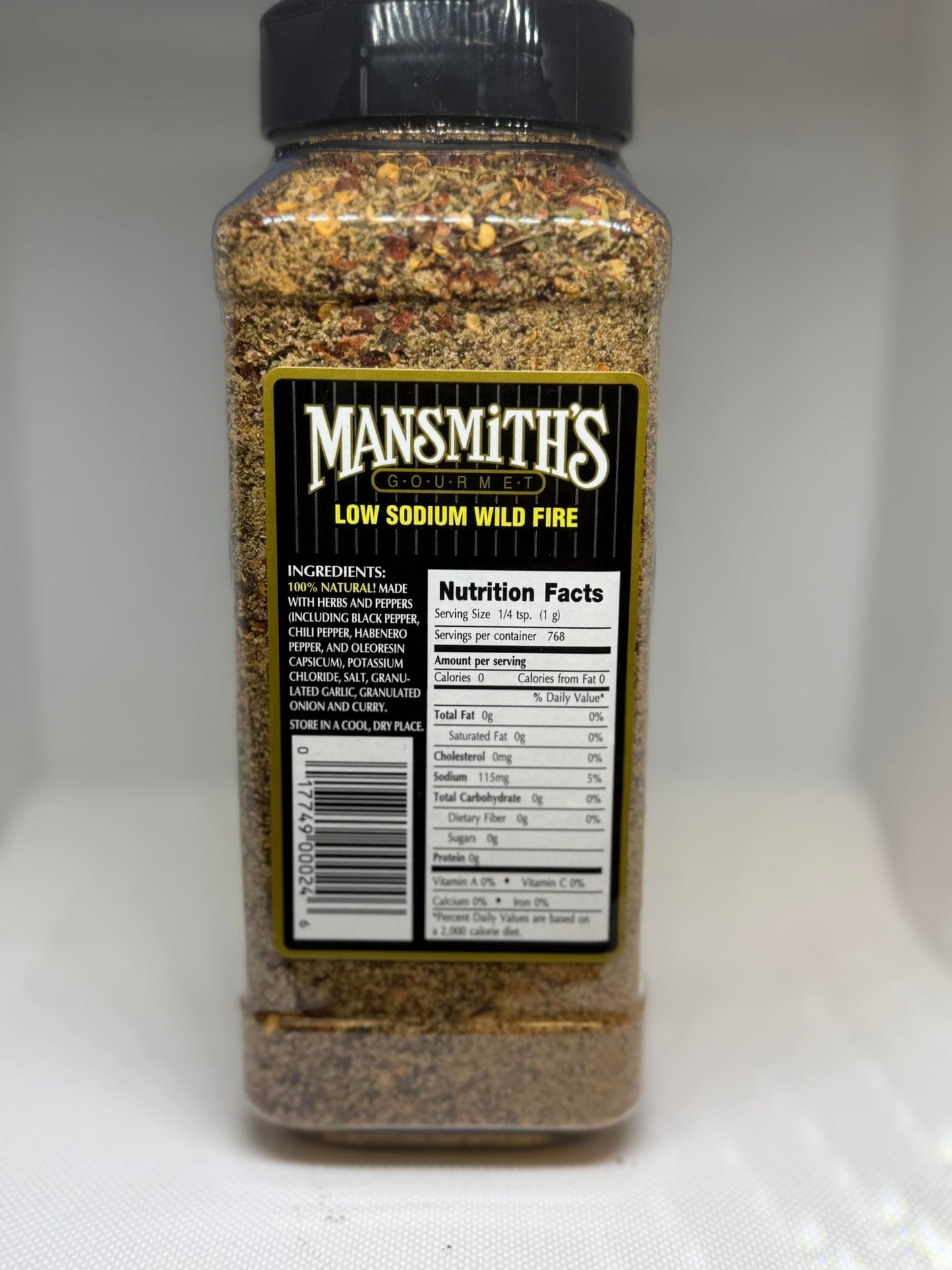 Mansmith's Low Sodium Wild Fire, 27 oz.