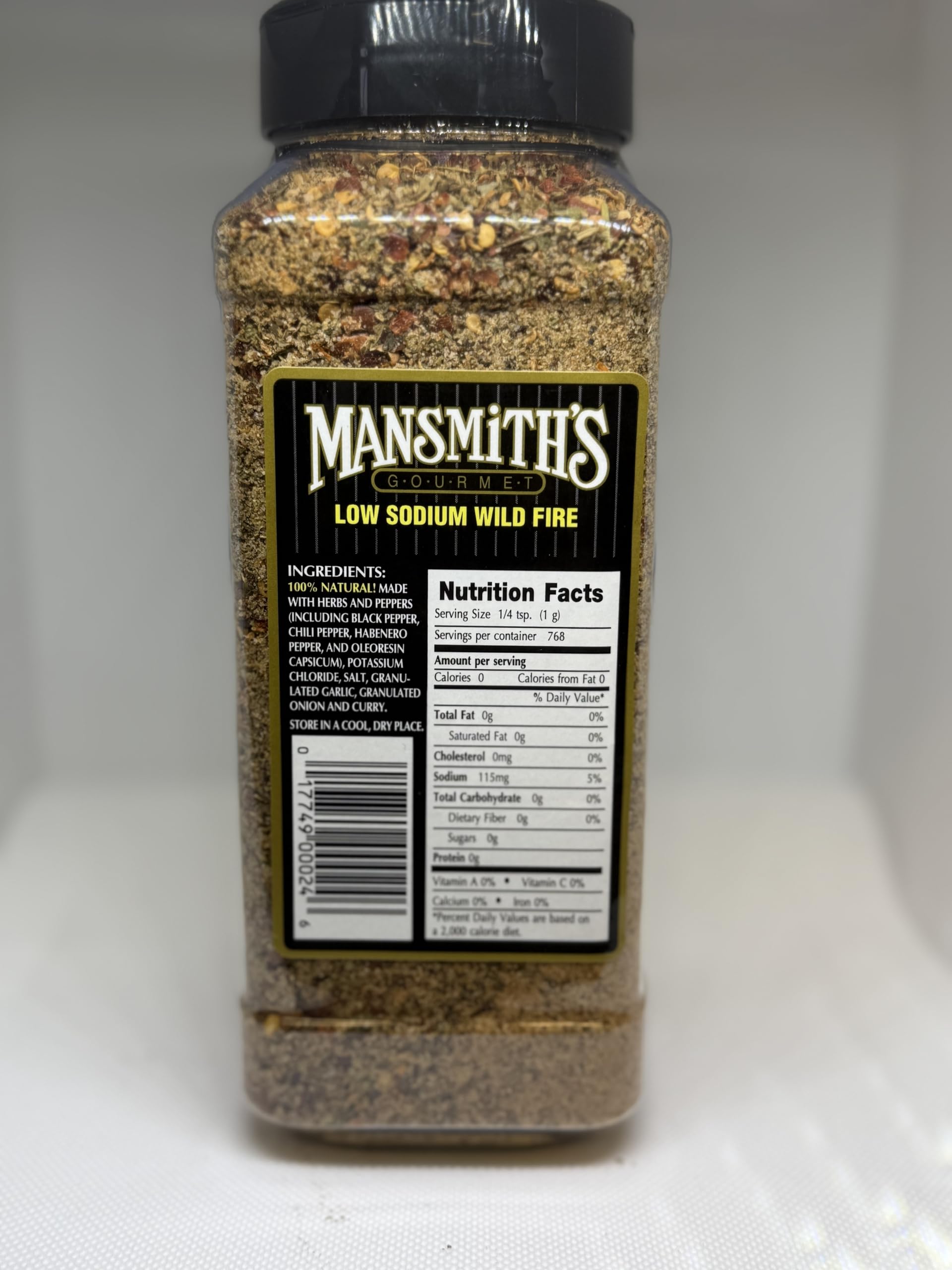 Mansmith's Low Sodium Wild Fire, 27 oz.