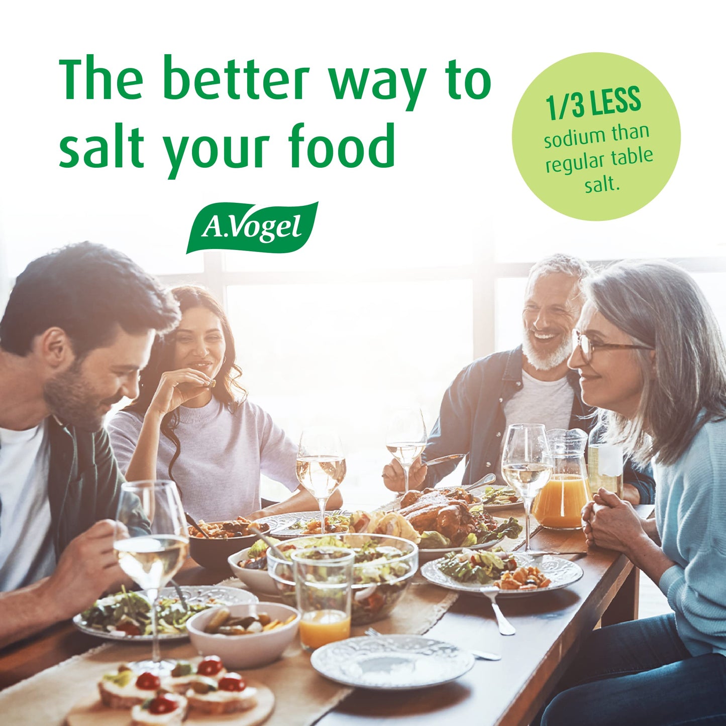 A.Vogel Herbamare Herbed Sea Salt - Natural Fine Sea Salt Infused with 12 Herbs & Vegetables - Free of Artificial Flavors & Preservatives - Non-GMO