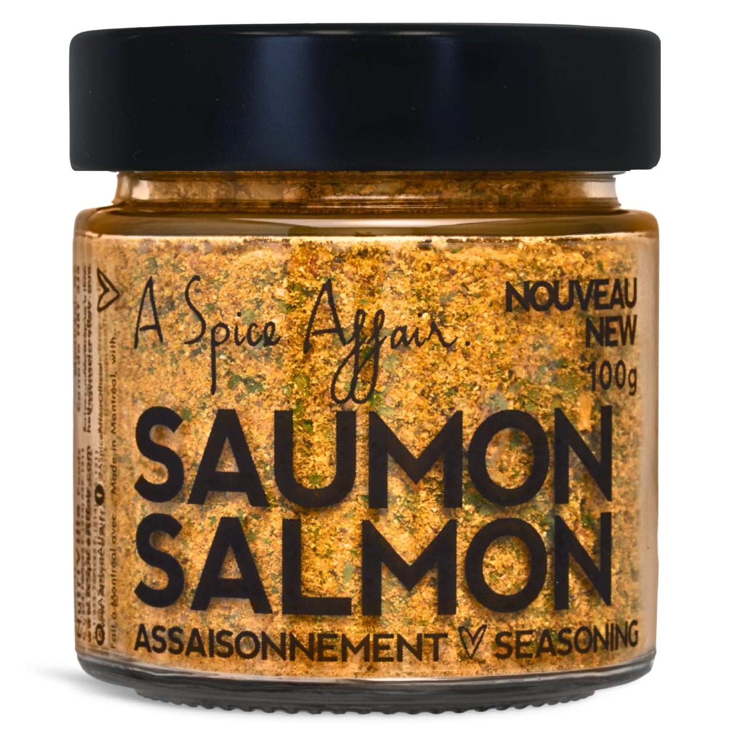 A Spice Affair’s Salmon Seasoning | Savoury, Fresh & Citrus-Herb Blend for Fish & Seafood | All-Natural, Non-GMO, Filler-Free | Perfect for Salmon