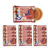 Stroop Club Traditional Organic Stroopwafel Caramel Treats | Vegan, Plant-Based and Dutch-Approved Indulgence - 24 Vegan Waffle cookies (12 Pack of 2)