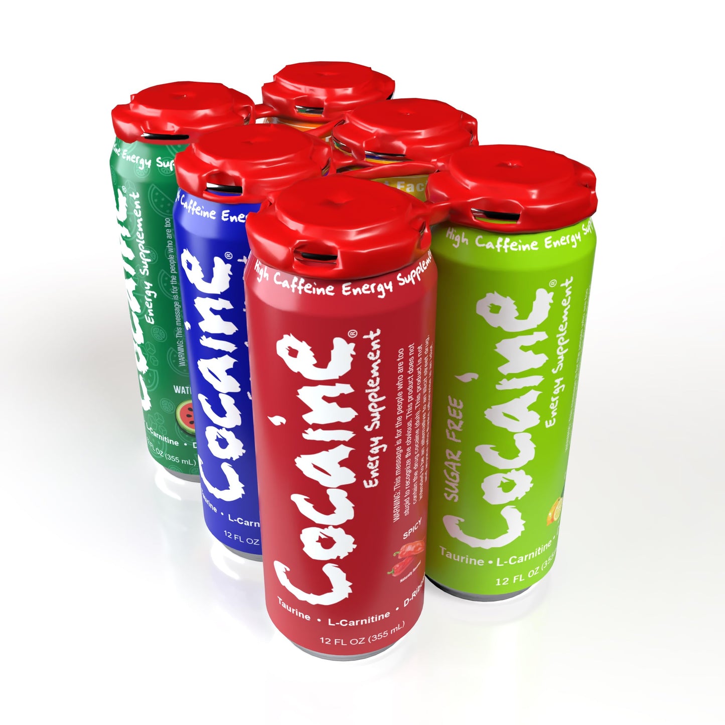 Hype Beverages Official High Performance Energy Drink Variety Pack - 6 Flavors | High Caffeine 280mg | Sugar Free & Low Calorie Options | Essential