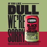 Stubborn Soda, Black Cherry Tarragon, 12 Fl Oz Cans (Pack of 12)
