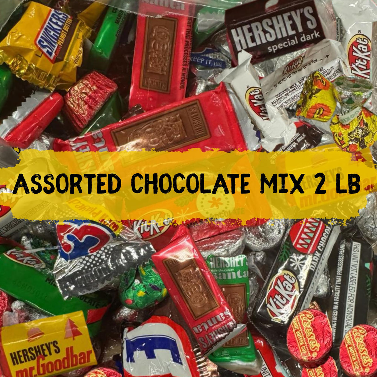YAY! FUN Halloween Candy, Assorted Chocolate Candy Variety Pack, Individually Wrapped Mini Chocolates, 2 Pounds Bulk Bag, Perfect for Trick or Treat