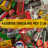 YAY! FUN Halloween Candy, Assorted Chocolate Candy Variety Pack, Individually Wrapped Mini Chocolates, 2 Pounds Bulk Bag, Perfect for Trick or Treat