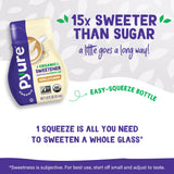 Pyure Organic Vanilla Stevia Liquid Sweetener | Sugar-Free Stevia Drops | Keto Sugar Substitute | Zero Calorie, Zero Carb, Zero Sugar | Liquid Sweetener for Coffee, Tea, Baking | 1.8 fl oz Bottle