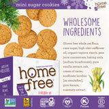 Homefree Treats You Can Trust Gluten Free Mini Cookies, Sugar, 5 Oz