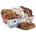 David’s Cookies Happy Birthday Cookies Gift Basket - Deliciously Flavored Assorted Cookies in a Lovely Gift Crate - Gourmet Chocolate Chip Cookies