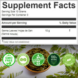 HANAN Senna Leaf Loose Herbal Tea 1.1oz - 30g Dried Herb Wooly Sen Plant Leaves From Peru - Senna Tea