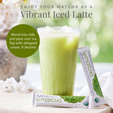 The Republic of Tea - Organic U•Matcha Single Sips, Naturally Caffeinated Matcha Green Tea Powder, 14 Packets