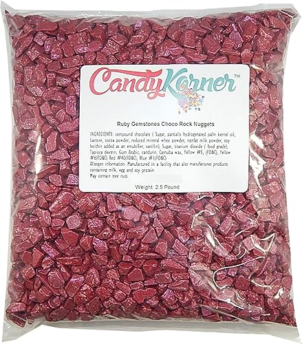 ChocoRocks 2.5 pounds Ruby Nuggets Chocolate Rocks Candy