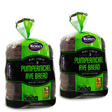 Pumpernickel Bread -2 Pack-16 oz Per Loaf | Delicious Sandwich Bread | Kosher Bread | Fresh Bread | Dairy & Nut Free | Stern’s Bakery