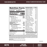 SlimFast Keto Meal Replacement Shake, Fudge Brownie Batter, Low Carb Keto Protein Powder with Collagen & Whey, No Sugar Added, Gluten Free, Weight