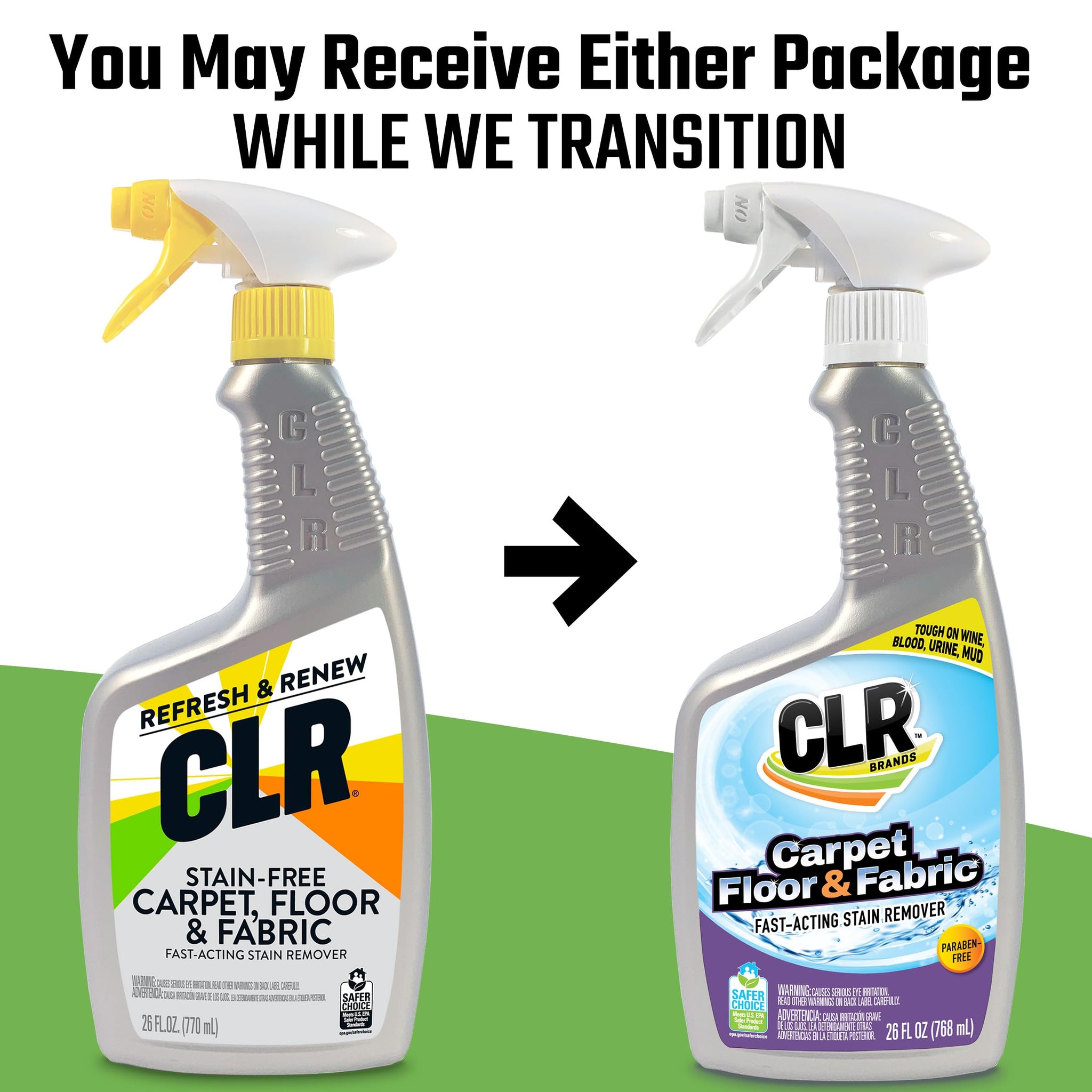 CLR Stain-Free Carpet, Floor & Fabric, Fast-Acting Stain Remover, 26 Ounce