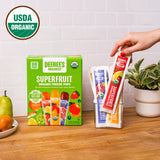DeeBee's Organics Classic SuperFruit Freezie Pops, No Added Sugars, No Artificial Flavors or Colors (Pack of 50)