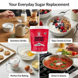 Lakanto Monk Fruit Sweetener With Erythritol, White Sugar Substitute From Monk Fruit Extract, Classic White Sugar Replacement for Baking, Coffee & Tea, Gluten Free, Low Carb, Non GMO, Keto, 1 LB Bag