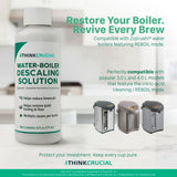 Think Crucial Up to 6 cleans SUPER Concentrate Zojirushi Descaler 6oz - Compatible with all Zojirushi Electric Water Boiler & Warmer Models