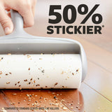 Scotch-Brite Extreme Clean Large Lint Roller, 50% Stickier*, Heavy Duty for Removing Debris and Pet Hair on Clothes, Furniture, Cars, Offices & More