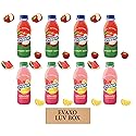 LUV BOX - Variety Snapple Juice Drinks 16oz Plastic Bottle Pack of 8,apple,watermelon lemonade,by evaxo