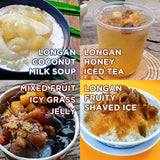 NESTLADY Natural Dried Longan ,100% fruit Meat ,??,No Sugars , Used in teas, Snacks, Dessert, - Edible, Cooking, Premium Quality | Net weight: 1LB