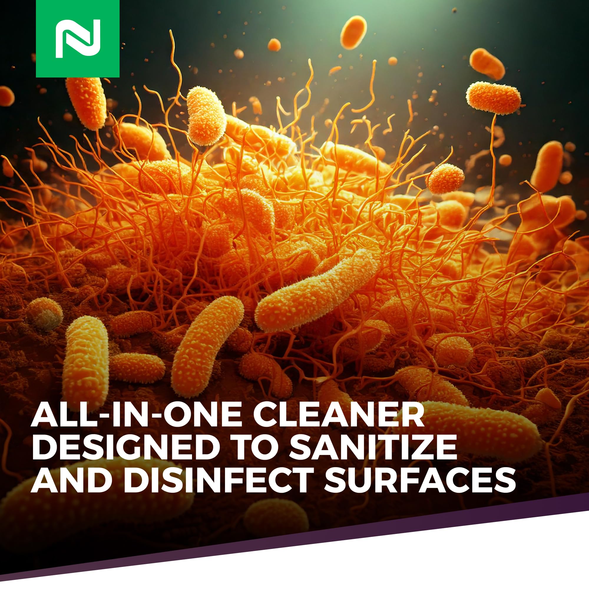 Nisus Product image DSV Disinfectant, Sanitizer, Virucide, Concentrated Solution for Hard Non-Porous Surfaces, Hospitals, Homes, Industrial & Food