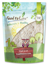 Food to Live Whole Grain Oat Flour - Finely Ground from Whole Grain Oat Groats, Vegan. Rich in Fiber, Protein. Perfect for Flour Blends. Great