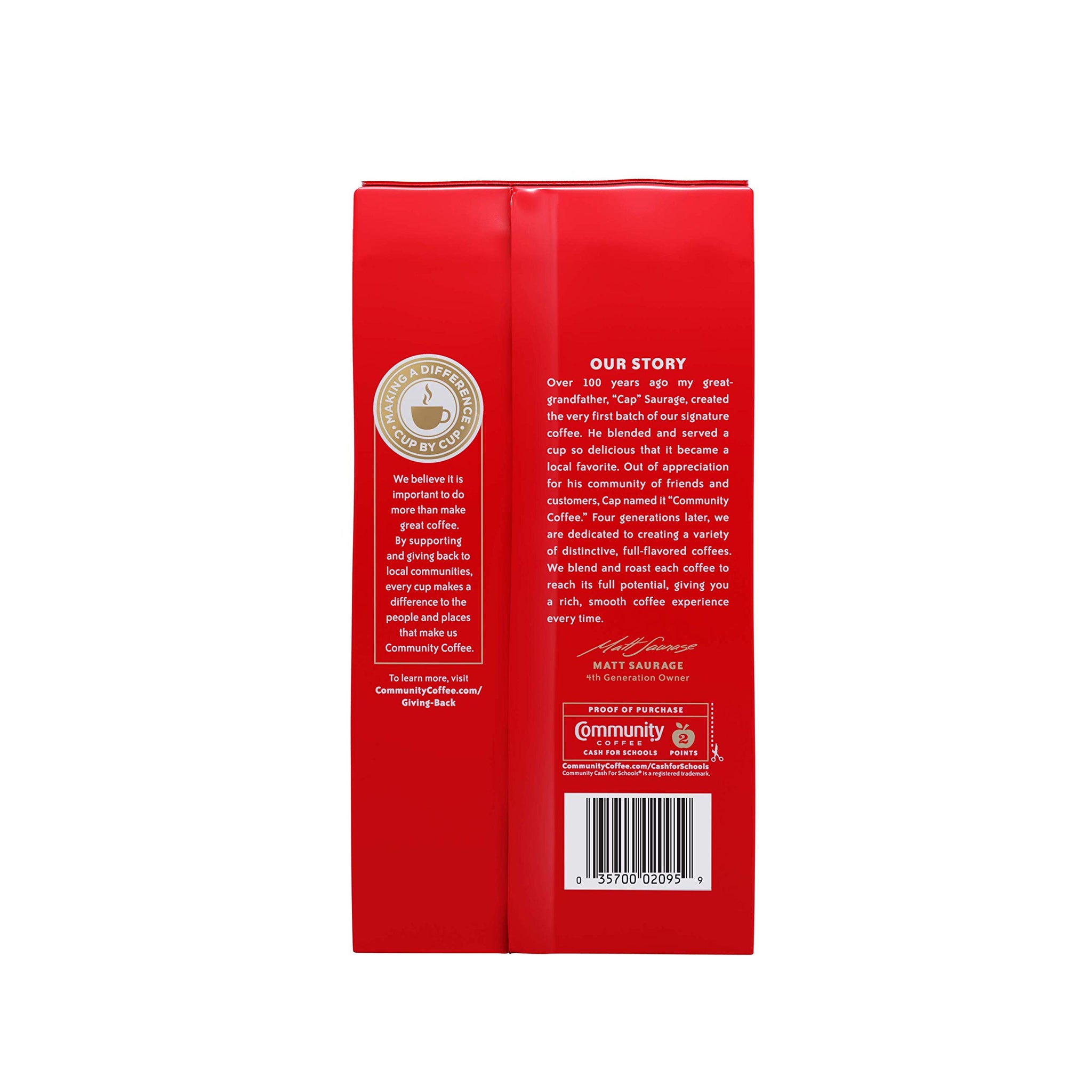 Community Coffee Coffee & Chicory Blend 23 Ounce, Medium Dark Roast Ground Coffee, Vacuum Packed 23 Ounce Bag (Pack of 1)