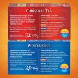 Twinings Holiday Variety Pack Tea Bags, Christmas Tea and Winter Spice, 20 Count (Pack of 4), Enjoy Hot or Iced, 80 Teabags