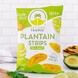 ARTISAN TROPIC Plantain Strips Sea Salt - 2 Pack, 4.5oz - Vegan, Paleo, Gluten Free Chips - Whole 30 Approved Foods Non-GMO Healthy Snack for Lunches