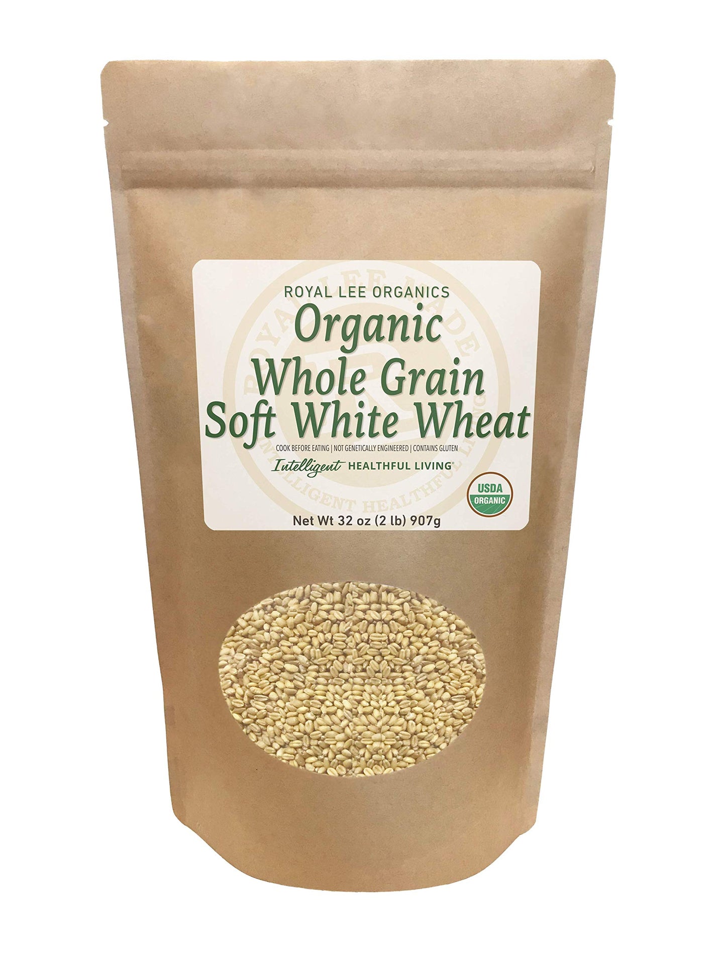 Royal Lee Organics Organic Soft White Wheat Berries (2 lbs)