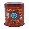 Blue Lotus Chai - Golden Rooibos Flavor Masala Chai - Makes 65 Cups - 2 Ounce Masala Spiced Chai Powder with Organic Spices - Instant Indian Tea No