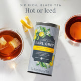 The Republic of Tea - All Day Earl Grey Lemon Biscuit Black Tea, Naturally Caffeinated, 36 Tea Bags