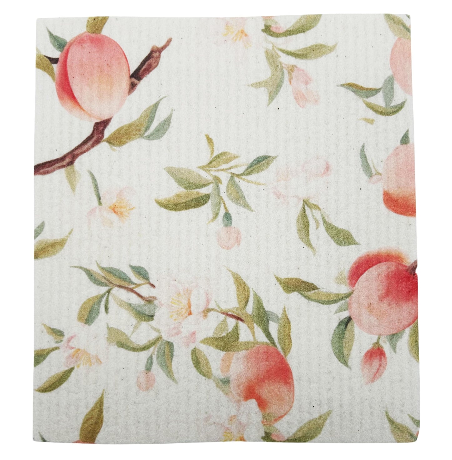 BUTTEA Swedish Dish Cloths, Eco-Sustainable Cellulose Kitchen Towels, Reusable Washable Citrus Pattern, Super Absorbent Biodegradable Cleaning Cloths