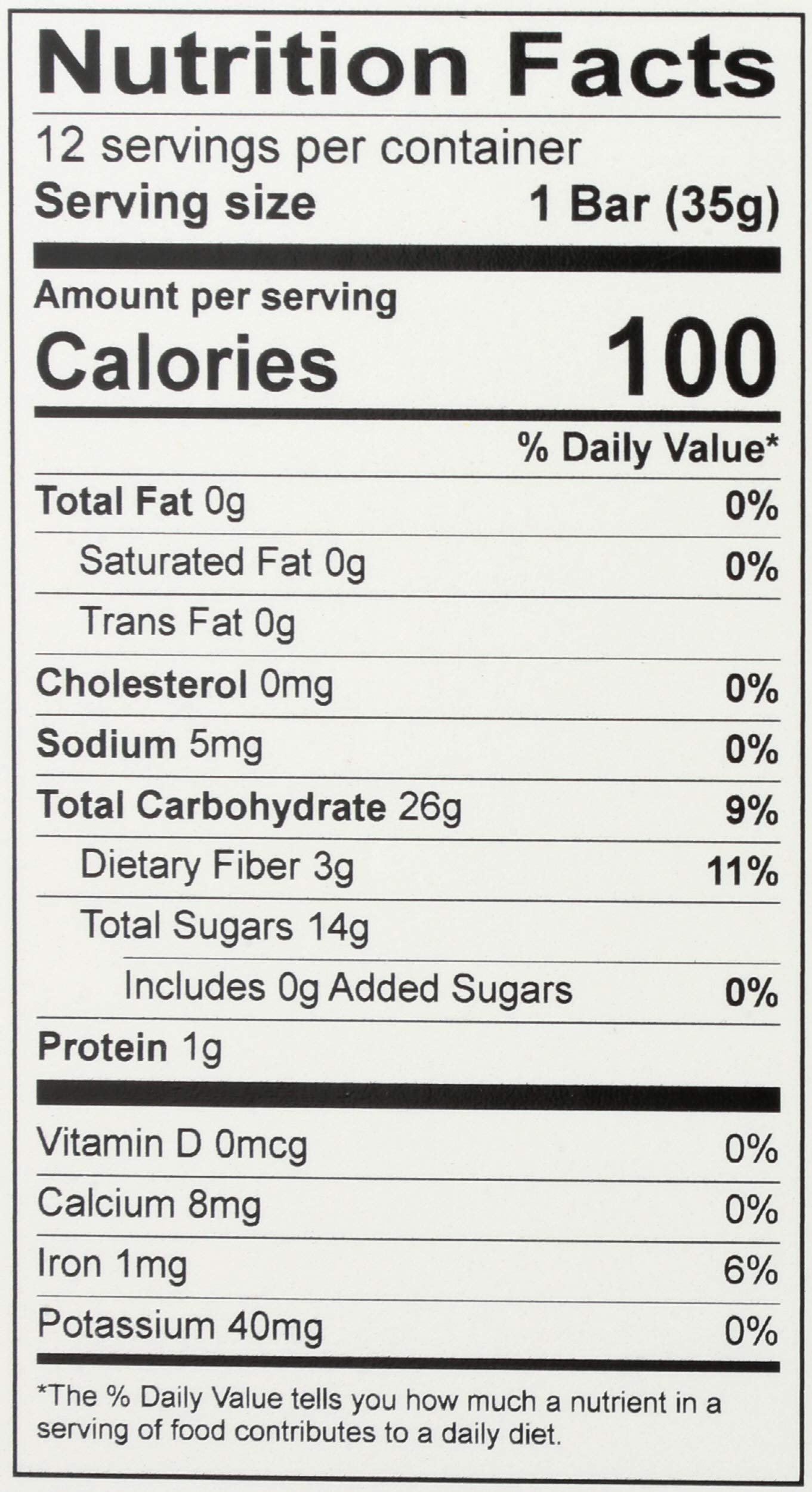That's it, Apple + Blueberry Fruit Bar, 1.2 Ounce, 12 Pack