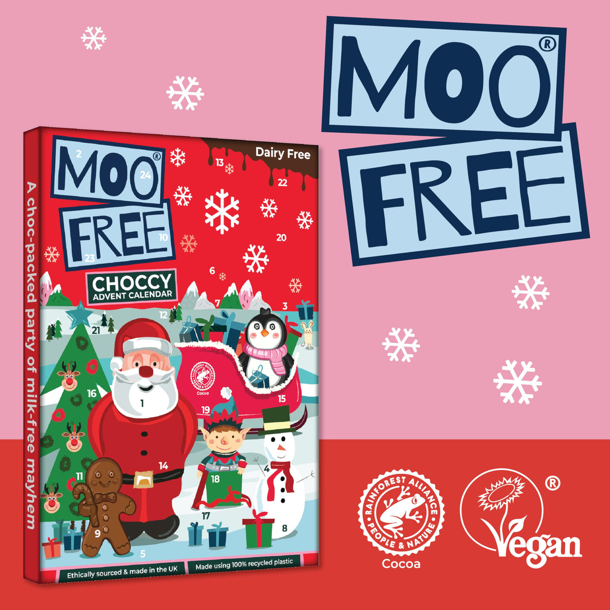 Moo Free Dairy Free, Organic Milk Tasting Advent Calendar