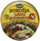 Cekin Kokosja Pasteta Chicken Pate, 3.4 Ounce (Pack of 48)