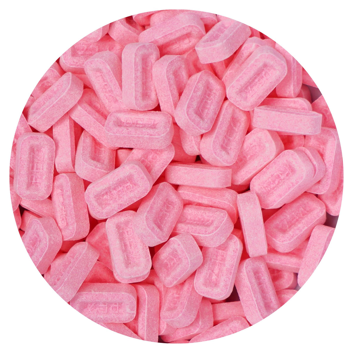 Strawberry Candy Refill Pack Unwrapped Bulk Bag, 1 Pound Bulk Bag, Pink Candy