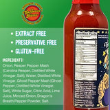 Torchbearer Sauces Sucker Punch 5 oz, Super Hot Sauce - Heat Level 9, Carolina Reaper & Ghost Pepper Hot Sauce - Featured on Hot Ones - All Natural