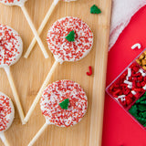 Sweets Indeed Christmas Sprinkle Tackle Box - 2.53 oz | Festive Holiday Sprinkles with Gold Stars, Green Trees, Candy Canes, White Snowflakes