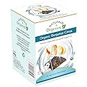 Naturals-n-Organics Organic Bergamot Citrus Earl Grey Tea with Natural Italian Bergamot Oil for Autophagy and Detox, 24 Bio-degradable Pyramid Tea