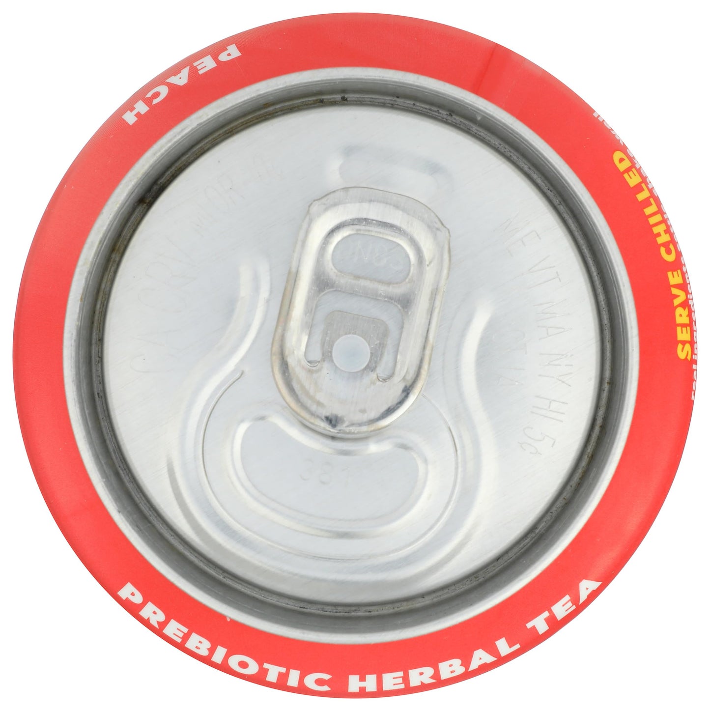Waku, Tea Prebiotic Herbal Peach, 12 Fl Oz