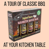 Croix Valley Regional BBQ Sauce Gift Pack - 4 Pack (12 oz Glass Bottles) - Kansas City, Carolina, Memphis & St. Louis Style Sauces - Gluten-Free, No