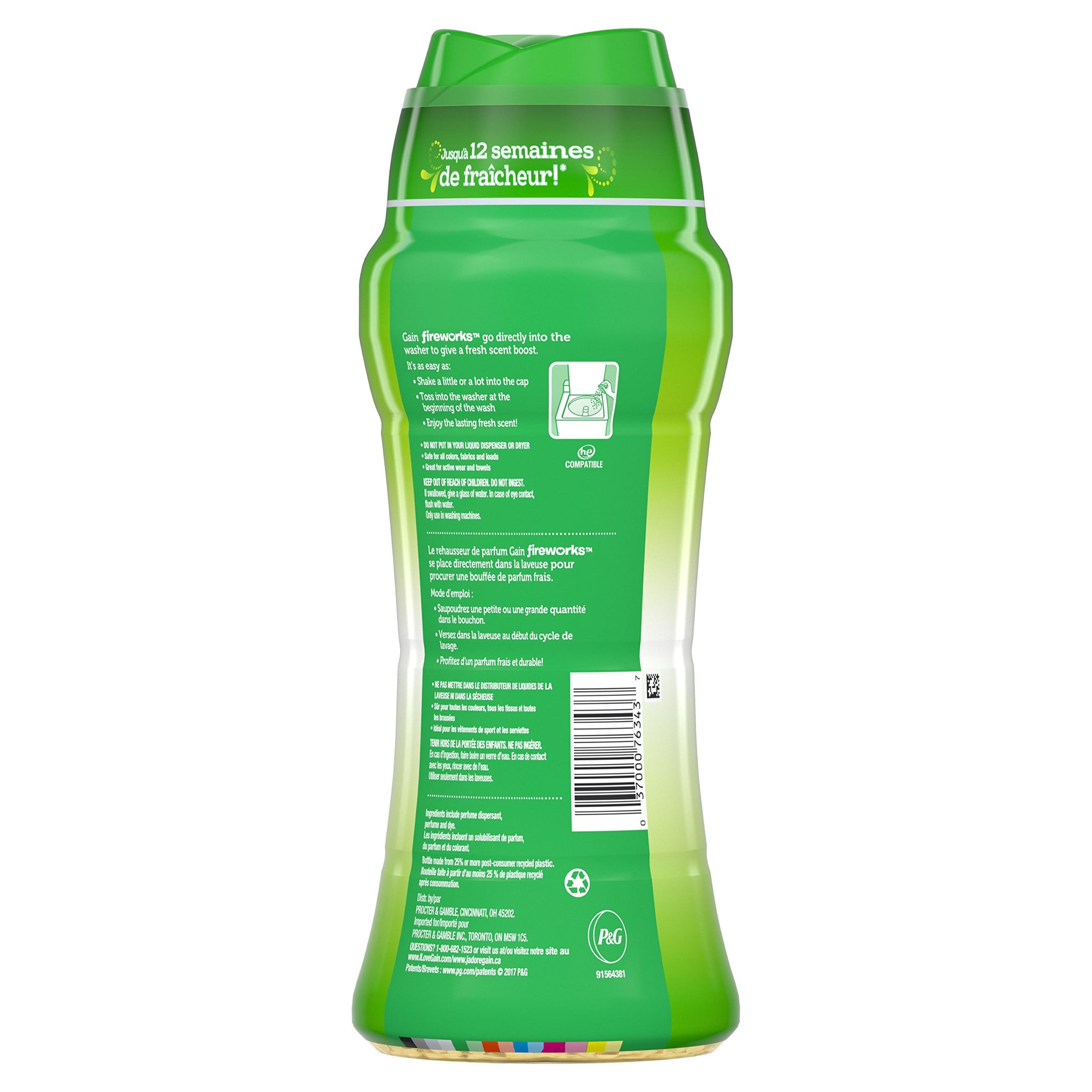 Gain Fireworks In-Wash Scent Booster Beads, Original, 14.8 oz