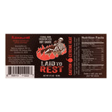 Flavor and Fire Foods, Laid to Rest, Fruit Infused with Pineapple, Orange, Cinnamon, Sugar, Extreme Hot Sauce, 6 Million Scoville Capsicum, Mouth