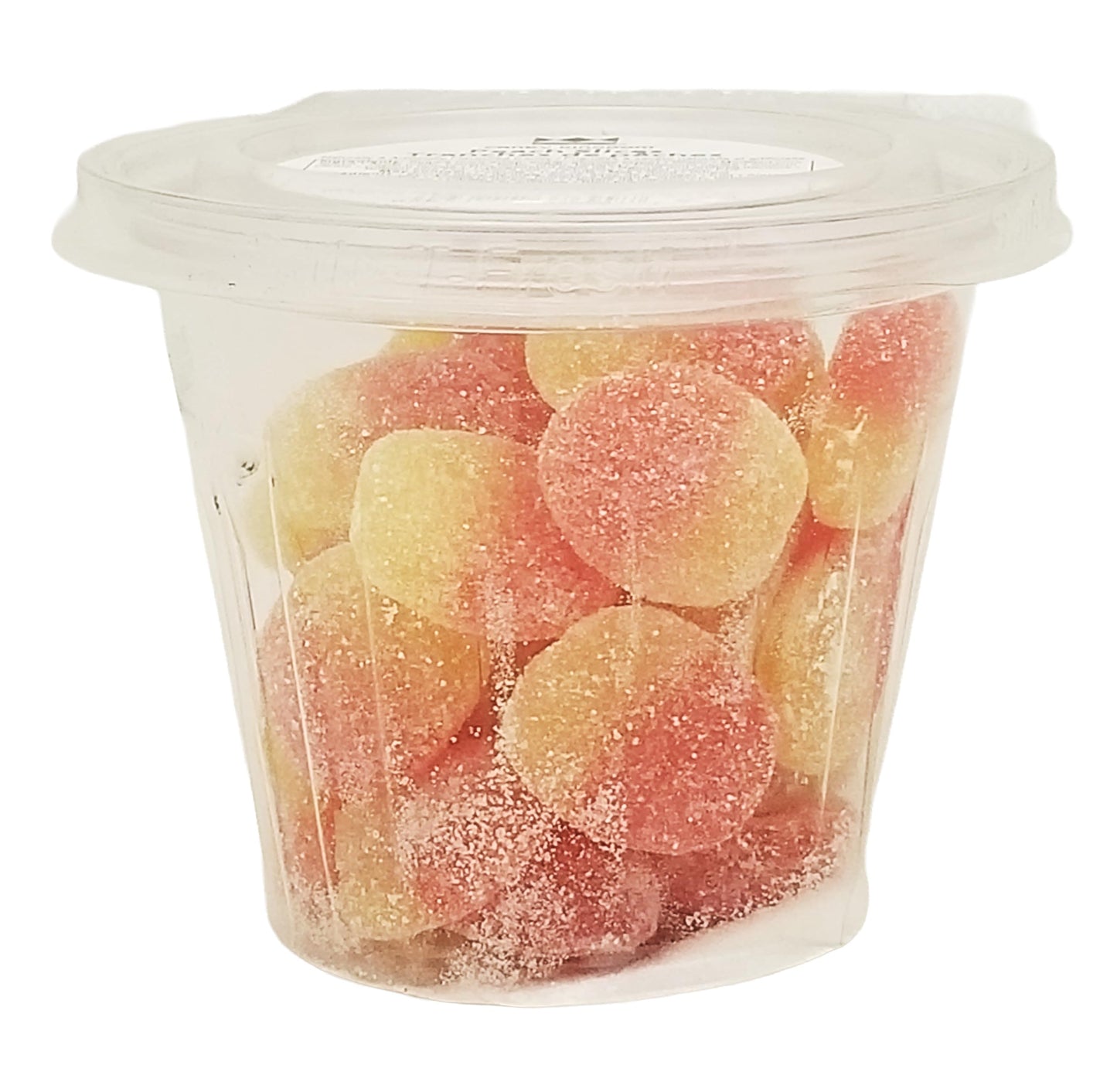Candy Kingdom Peach Slices Gummies Mini Tub - 225g/7.9 oz