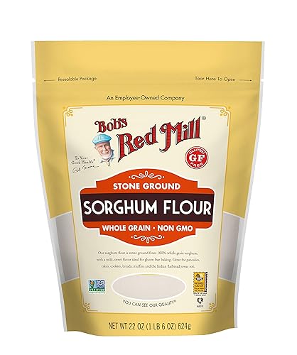 Bob's Red Mill Sorghum Flour, 22oz (Pack of 1) - Whole Grain, Vegan, Kosher