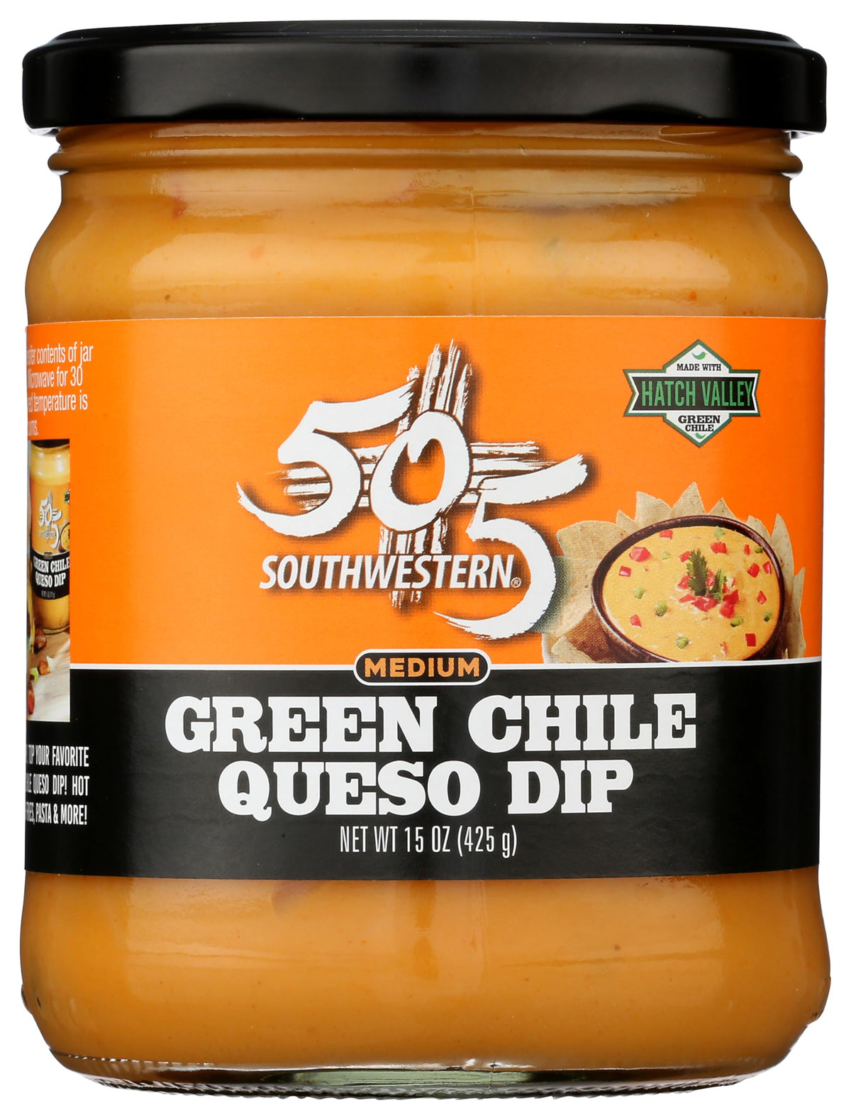 505 Southwestern Green Chile Queso Dip 15oz (6 Jar Pack)