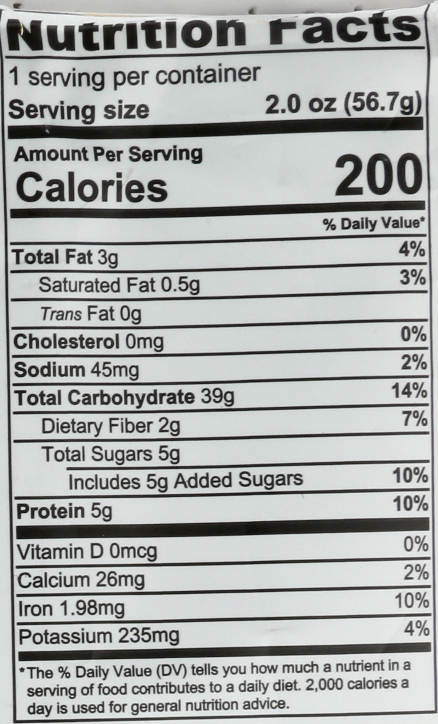 Yhu Life Granola Bar Ancient Grain Goldenberry, 2 OZ