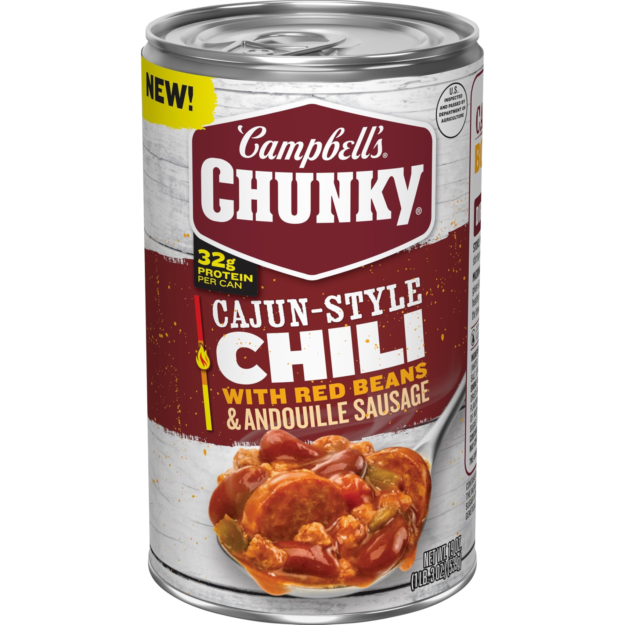 Campbell’s Chunky Cajun Style Chili, 19 oz Can