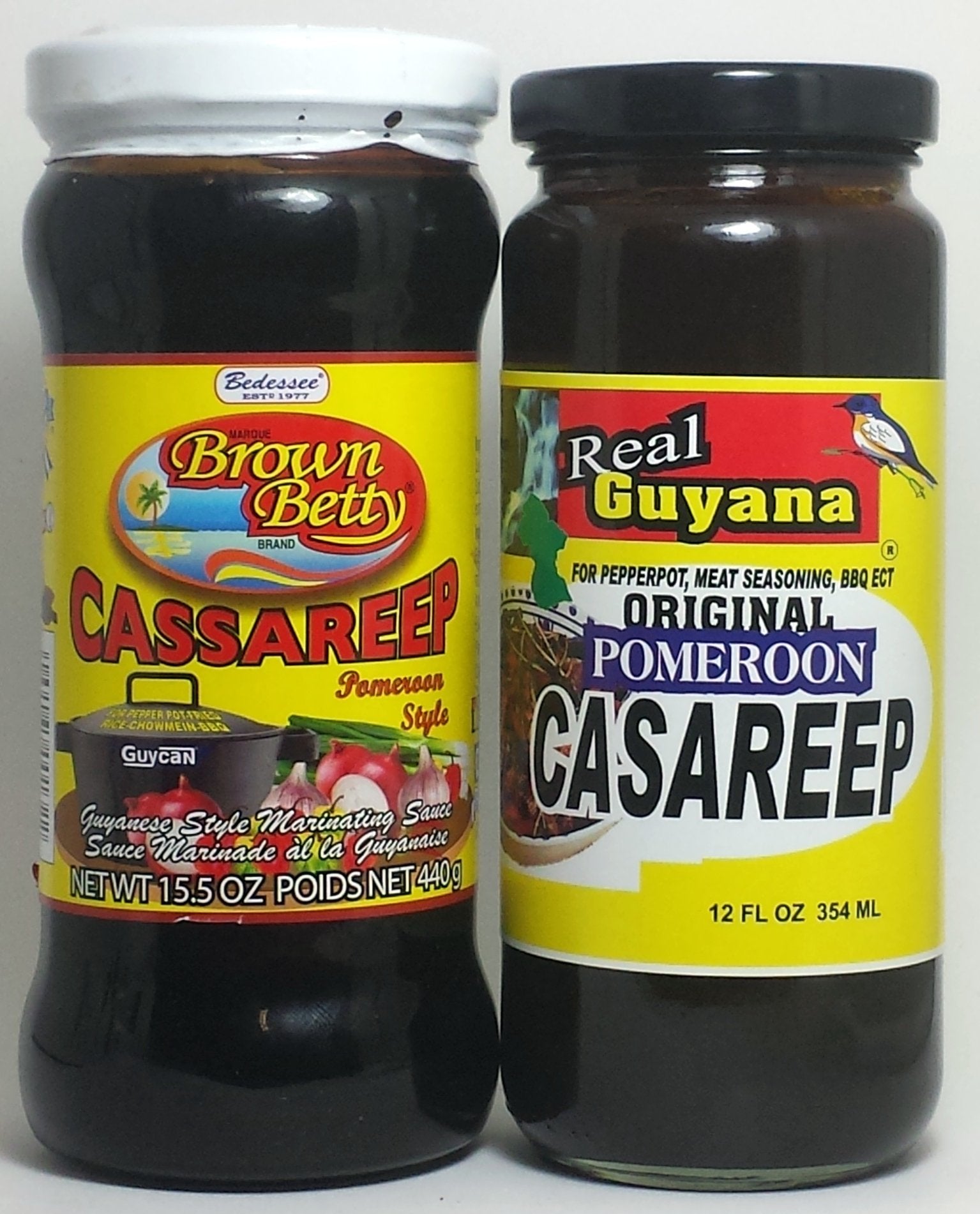 Casareep - Real Guyana (12oz) & Brown Betty (15.5oz)